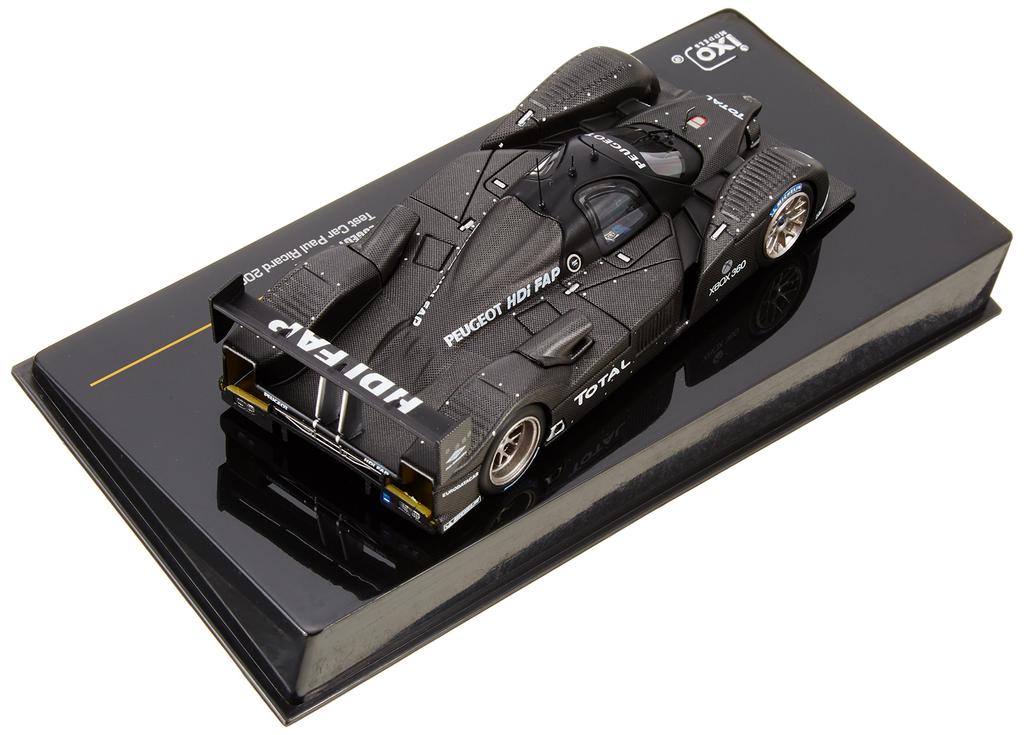 Ixo Peugeot 908 V12 HDI 07 Test Car Black Completed Product 1/43 P.Ricard (LMM102)