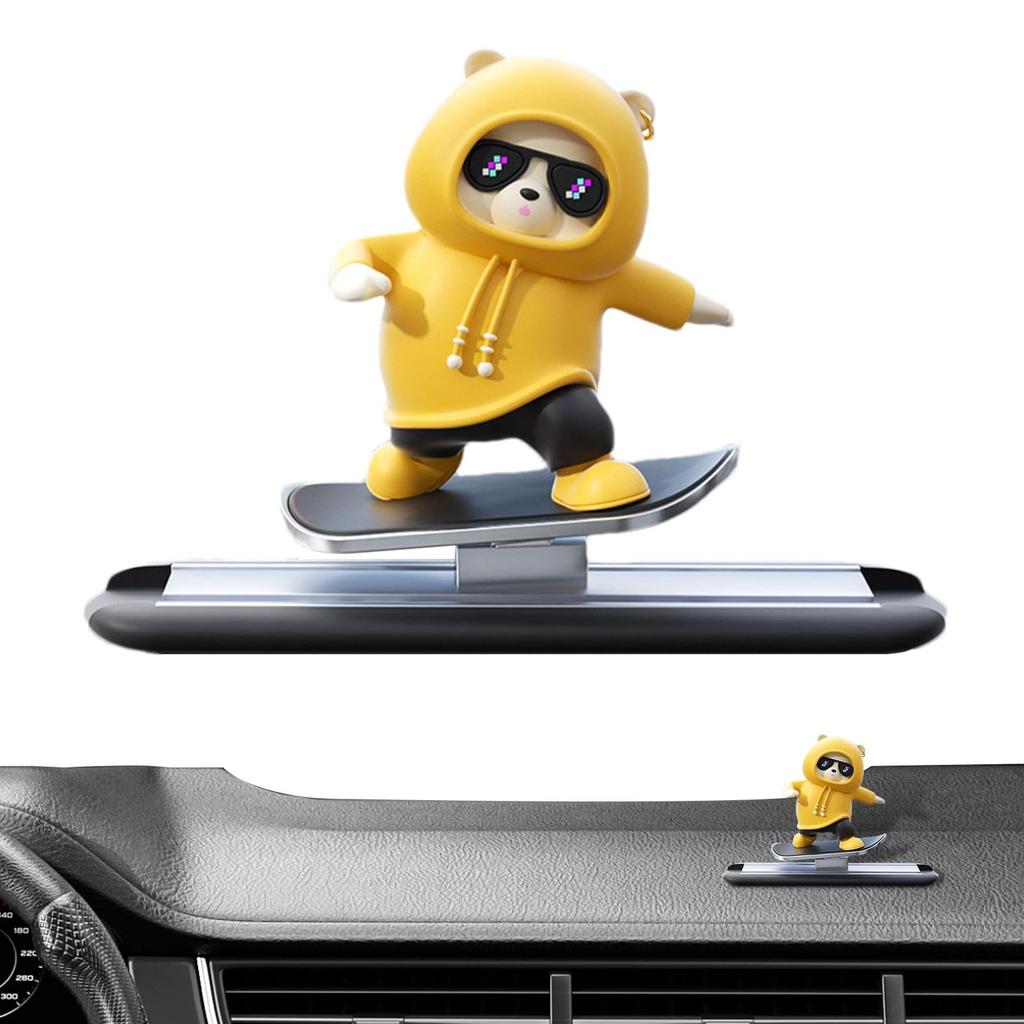 Mdikawe Bear Dashboard Decoration, Bear Dashboard Decor - Link Cute Dashboard Decor | Funny