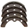 4PCS Brake Shoes Automobile Accessory J17‑25340‑00 Replacement for EZGO Electric 1986.5‑1995