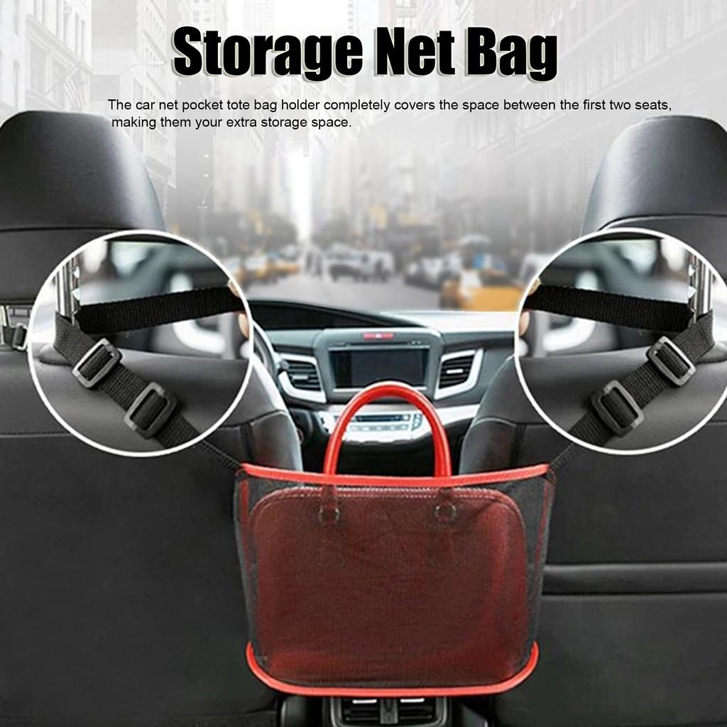 Car Net   Handbag Holder Auto Chair Back Folding Hanging Mesh   Tools