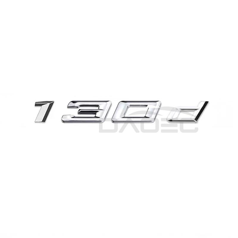 Car Rear Trunk Words Logo Badge Emblem Decals Decoration Sticker For BMW 1 Series 116d 118d 120d 125d 130d 135d 140d F20 F21 F40
