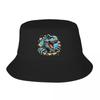 Custom Unisex Wild Trex Dinosaur Roars Bucket Hat Beach Sun Summer Camping Hat