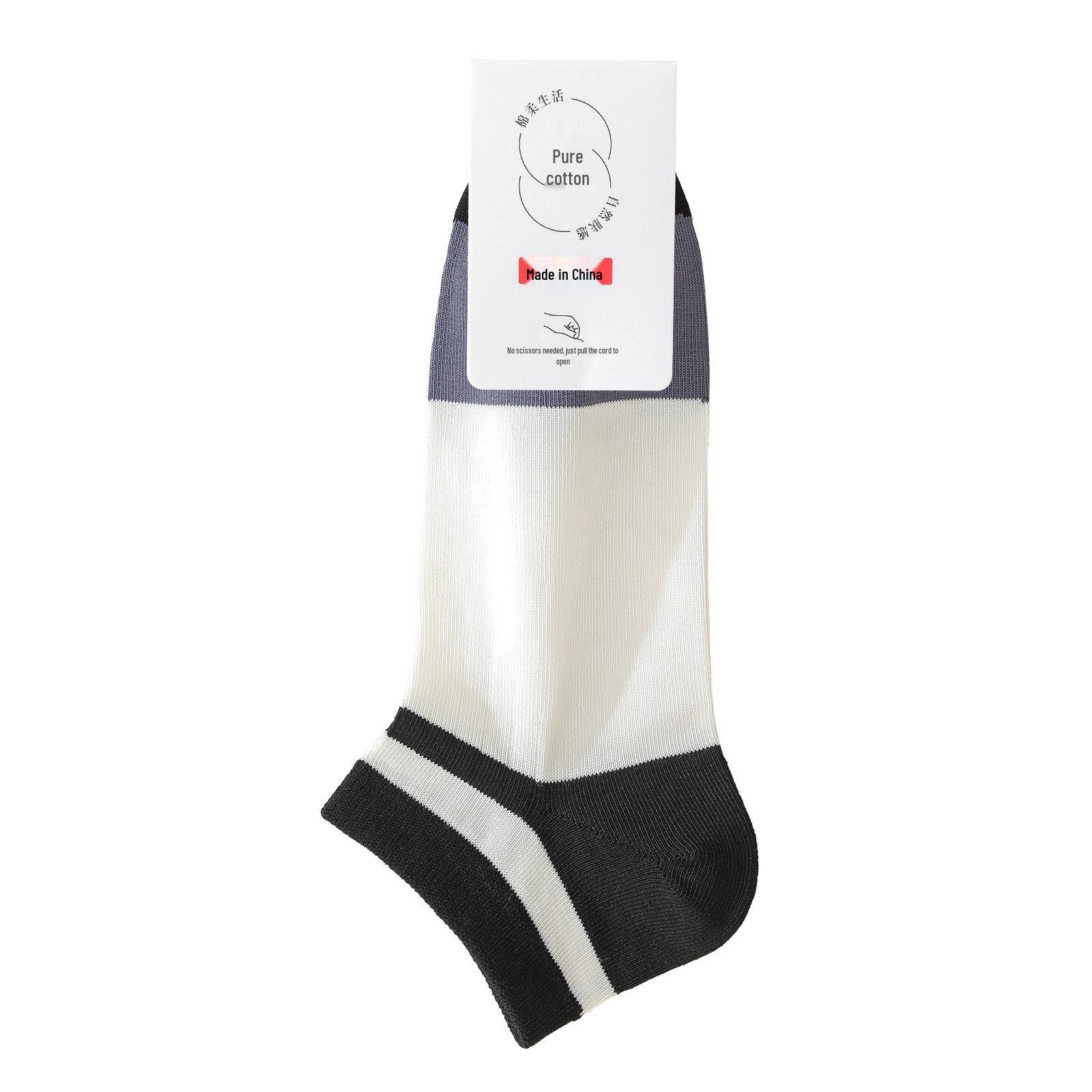 Men s Summer Breathable Mesh Cotton Socks - Sweat-Wicking, Non-Slip, Odor-Resistant. покинуть белый