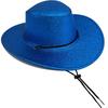 Western Hat Cowboy Drawstring Wide Brim Outdoor Sun Protection Cap Breathability