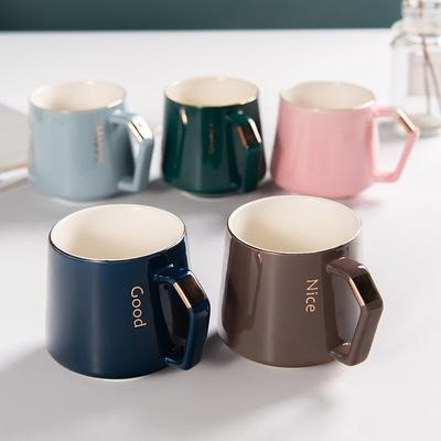 Tazza creativa nordica Tazza da acqua in ceramica tinta unita Tazza da latte Tazza da caffè Tazza da succo