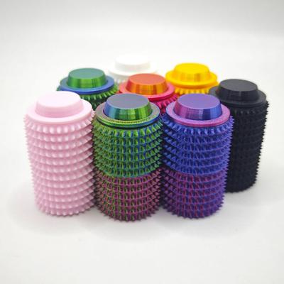 צעצוע פידג'ט מיני עיצוב ידידותי לעור צבעים עזים עיצוב קומפקטי נייד הקלה על חרדה