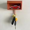 Multifunctional Wall Mount Key Rack with Opening Door Decorative Key Hanger  Wall Decoration