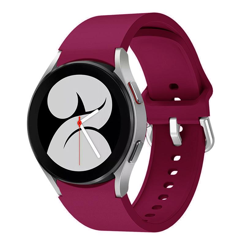 20mm řemínek na hodinky Pro Samsung Galaxy Watch 7/5/6 44mm 40mm Silikonový náramek Galaxy Watch 4 classic/5 pro 47mm 43mm 46 45mm pásek