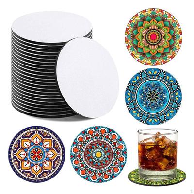 20Pcs 4 Car Cup Coasters for Painting