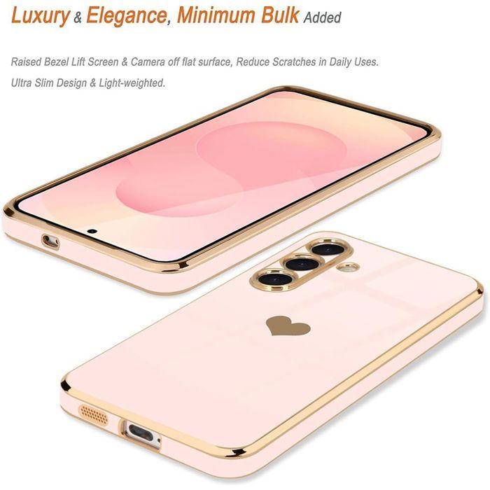 Coque de protection - BOOLING - Samsung Galaxy A56 5G - Antichoc - Anti-rayures - Motif Cœur