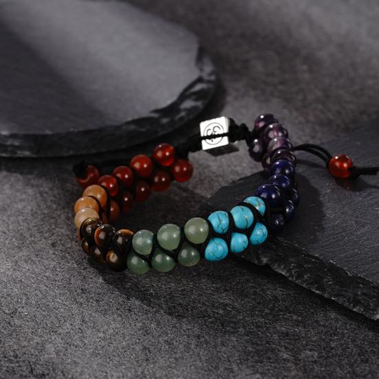 Braided Bracelet Bohemia Style Colorful Handmade Design Adjustable Size Bracelet Symbolic Meaning Wristband