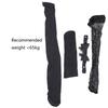 Irregular Mesh Thigh High Long Socks Punk Fishnet Stockings with Bowknot Garter Leg Strap for Women Lingerie Hosiery