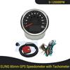 85mm GPS Speedometer 0-299km/h MPH with 0-12000RPM Tachometer High Beam  Turn Light Oil Pressure for Motorcycle Car 12V 24V