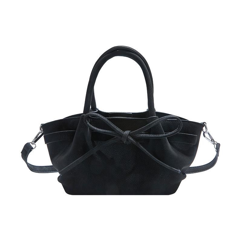 2025 spring new Korean version fashionable small fresh portable vegetable basket bag niche casual high-end textured messenger bag