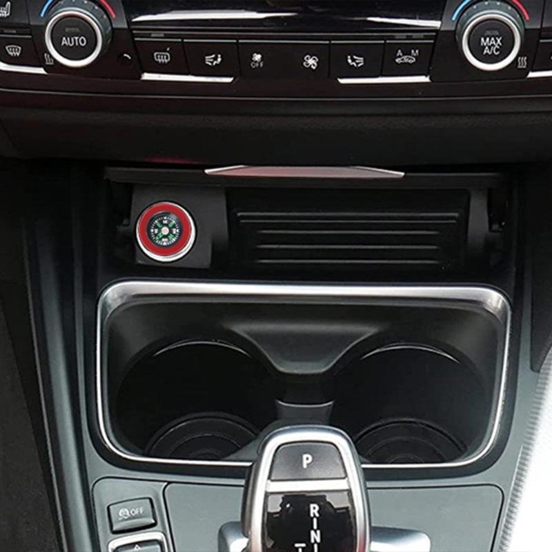 Aluminum Car Cigarette Lighter Plug Replacement,Compasses Button Cover Universal Push Button Dust Cover