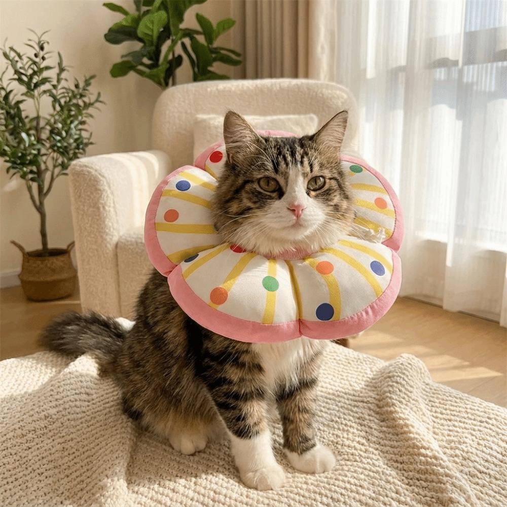 Breathable Pet Anti-Lick Collar Soft Cat Elizabeth Collar Postoperative Care