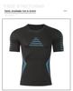 Men's Quick-Dry Athletic Tee - Breathable, Sweat-Wicking, Tight-Fit for Running and Fitness