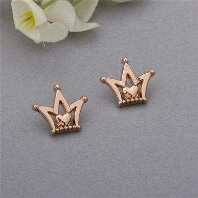 Personalisiertes Retro Zhang Liang Gleiche Kleine Krone Metall Kragennadel Kragenschnalle Hemd Kragenclip Herren- Und Damenaccessoires Kragenzubehör