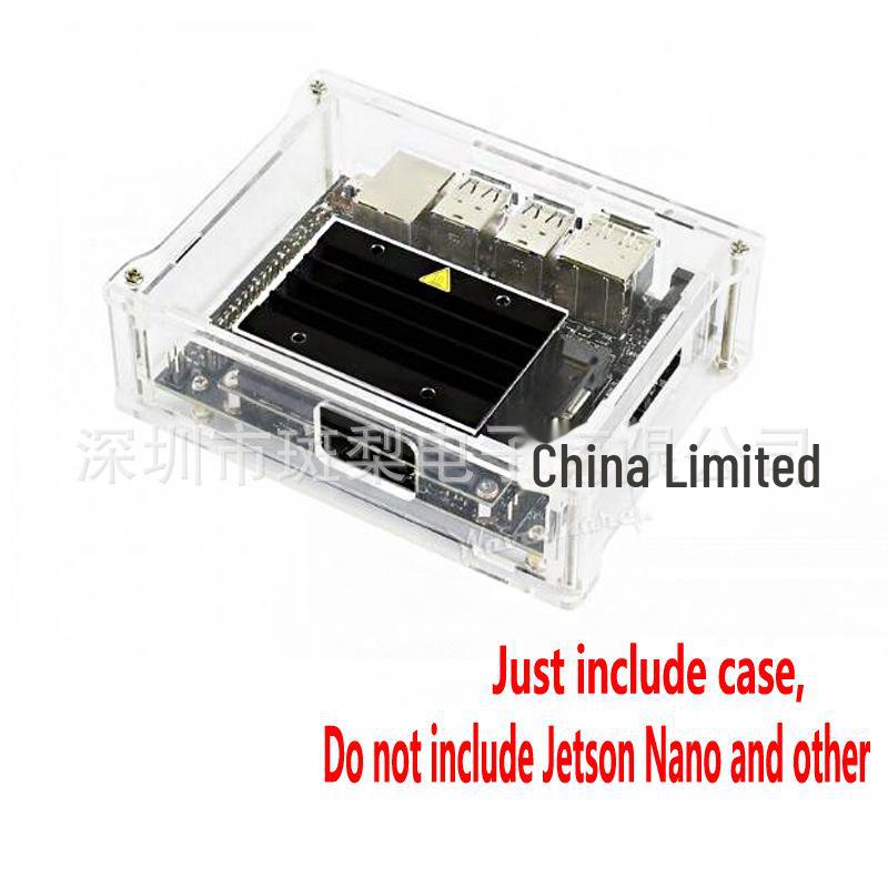 Jetson Nano Acrylic Case Type A with Cooling Fan Compatibility
