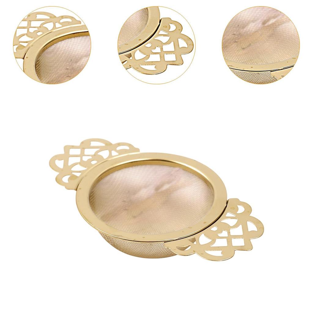 Fine Mesh Tea Filter Metal Sifter Practical Rustproof Tea Accessories for Tea