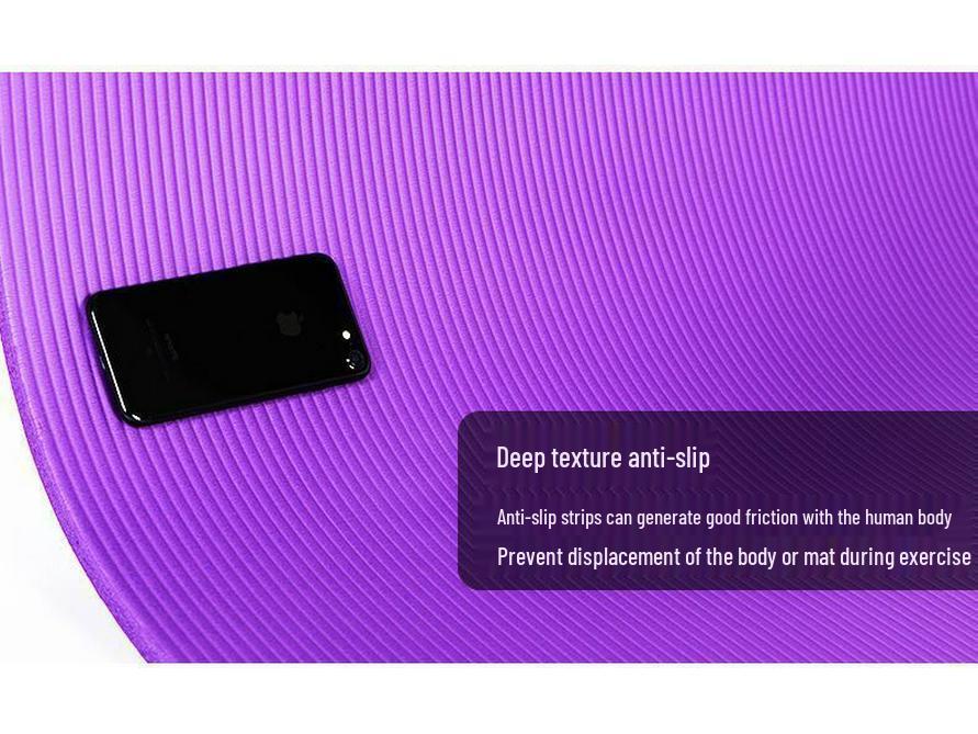 Thickened Non-Slip Yoga Mat for Beginners: Extra Wide and Long for Men & Women with Free Shipping