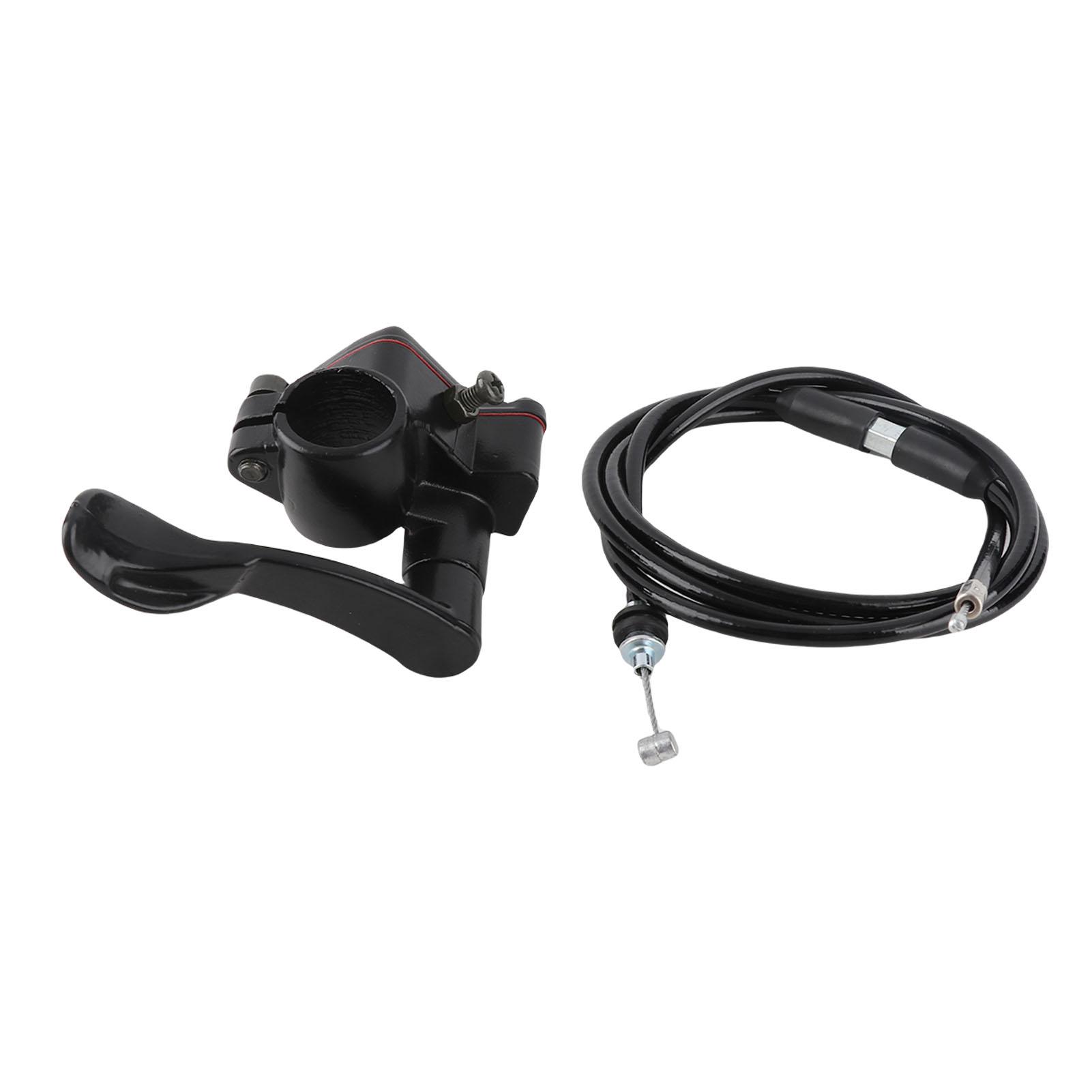 Thumb Throttle Accelerator Thumb Lever Controller Throttle Flap Tab 22mm Handlebar with Cable for Motorcycle ATV