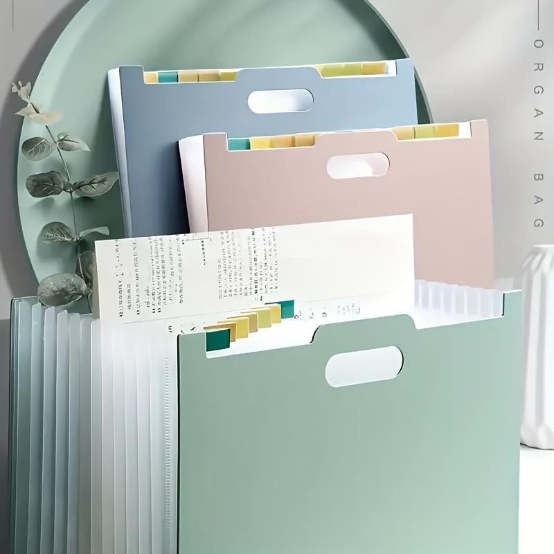 A4 Expanding File Folder 13 Pockets Portable Accordion Document Organizer Large Capacity School Office Paper Wallet