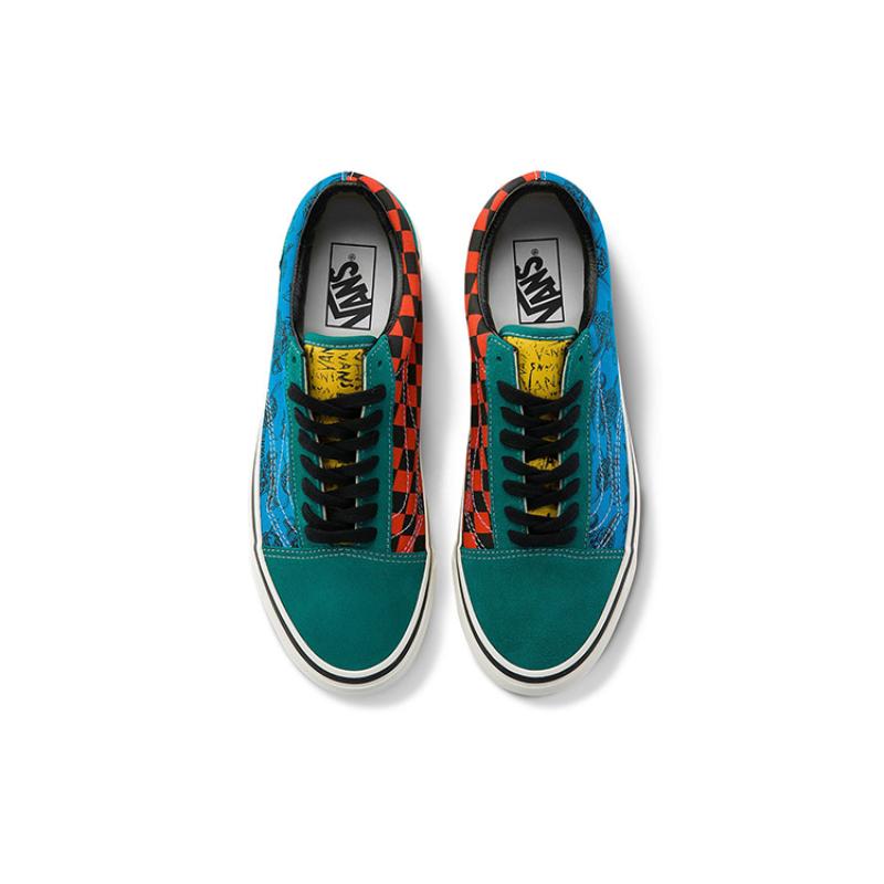 Vans Style 36 Blue Green Contrasting Colors Unisex 'Blue Green Black' Sneakers VN0A38G22RT