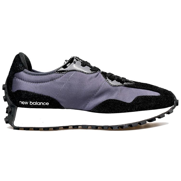 new New Balance 327 Black Grey Women's