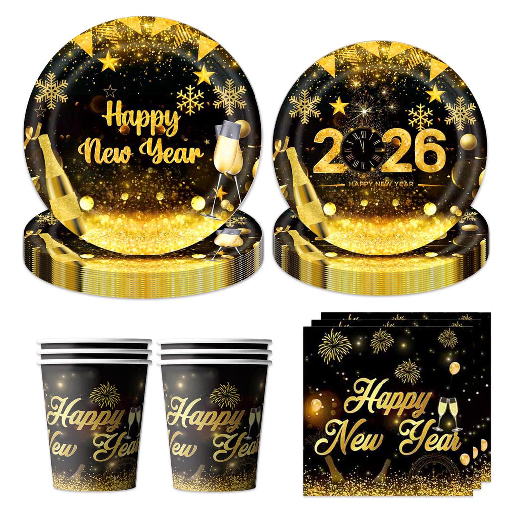 2026 Festival Disposable Cutlery Set Premium Coated White Paper Leak Proof Aluminum Layer Holiday Party Essential