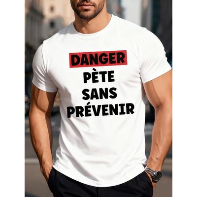 A Trendy Men'S Short-Sleeve Graphic T-Shirt, Perfect for Dates, Outdoor Activities, And Casual Wear. It'S Comfortable,  And a Classic American Style