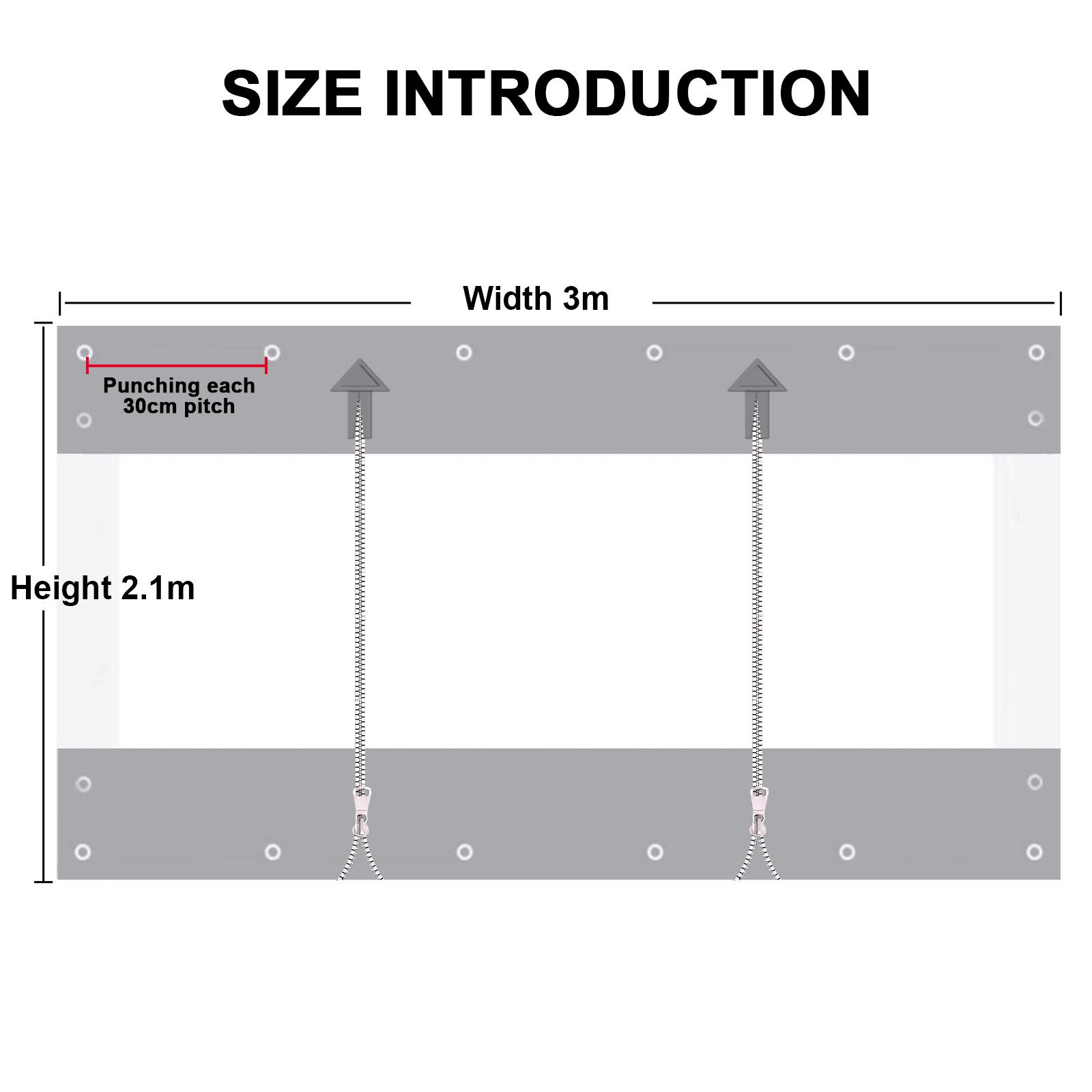 420 g/m² PVC brezents caurspīdīgs ar