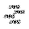 Aluminum Car Speaker q2o Badge Sticker for Peugeot 206 207 208 307 308 407 508 2008 3008 4008 5008 Emblem Accessories
