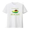 Mens Powered By Avocado T Shirt Funny V3 Black vintage Washed streetwear Breathable homme Top For Everyday Wear Comfortable