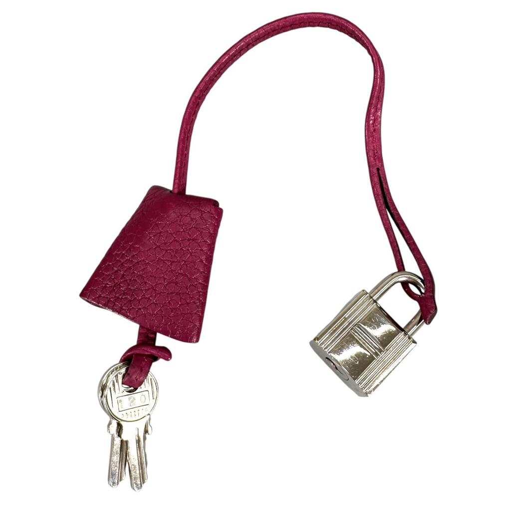HERMES Cadena purple unisex Clochette No. 120 used