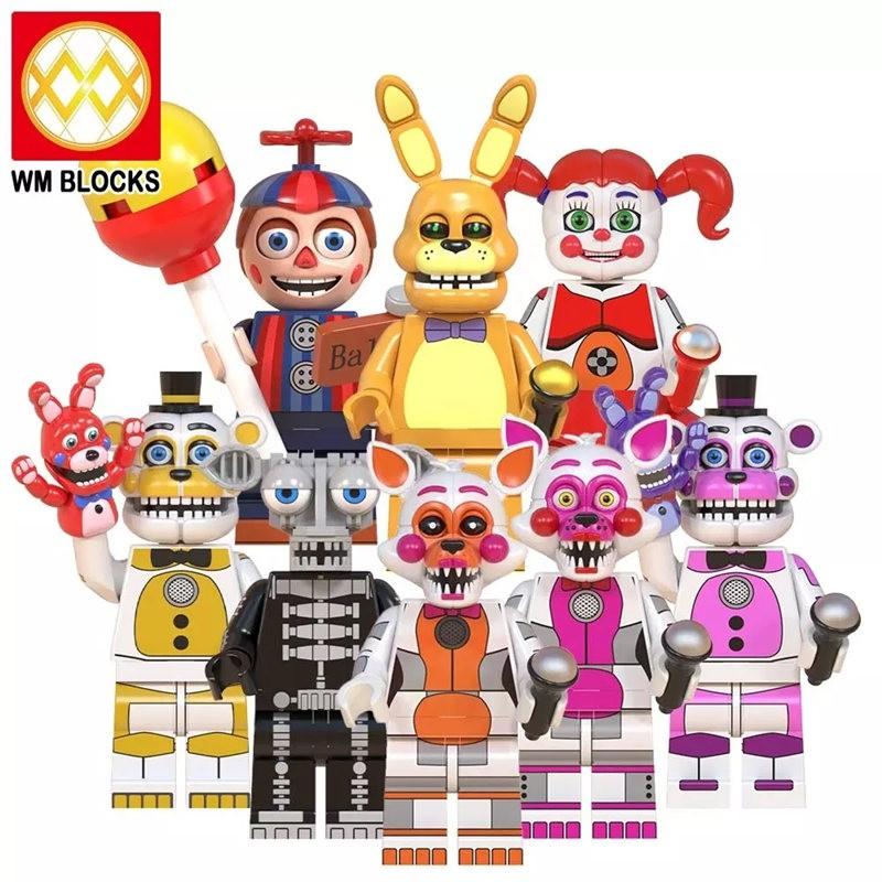 

Пять ночей в Freddy s Mini Figure Building Blocks Game Toys Минифигурки Строительные блоки WM6097