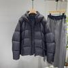 Mens Down Puffer Jacket Winter Warmth Thick Hooded Duck Coat Casual Fashion