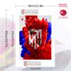 Atletico Madrid Football Crest 100% Round Full Drill 5D DIY Diamond Painting Embroidery Cross Stitch Rhinestone Decor