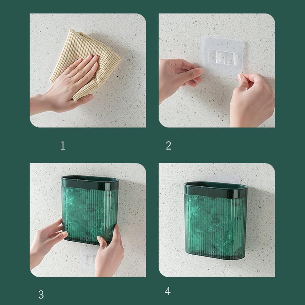 Multi-Functional Cling Film Storage Box Space Save Food Wrap Bag Dispenser Kitchen