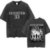 Claire Obscur 33 Expacim Retro Washed Unisex Cotton Oversized T-Shirt