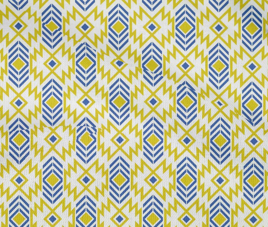 oneOone Tissu Coton Flex Tissu Imprimé Géométrique Aztec Au Mètre 40 Pouces