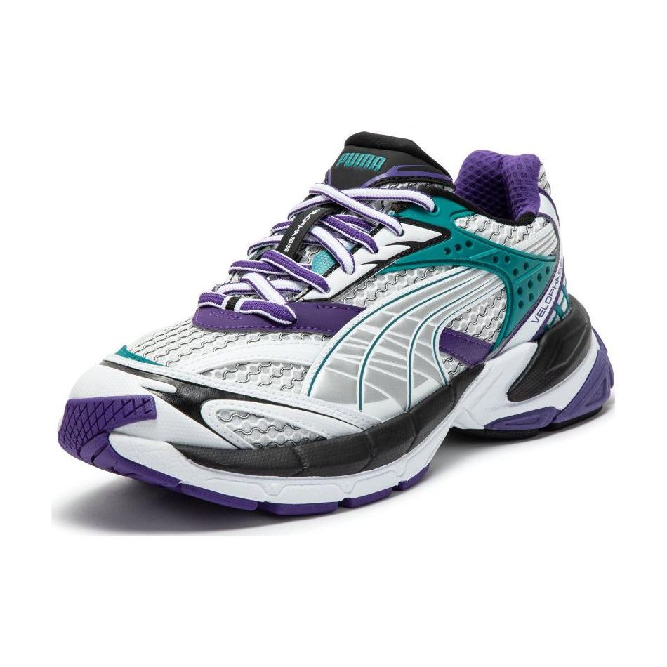 Puma Velophasis Phased - White Team Violet Unisex Tenisi Grey-Lagoon 389365-07