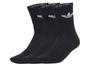 adidas Originals Crew Socks Unisex 3 Pack Black IJ5613