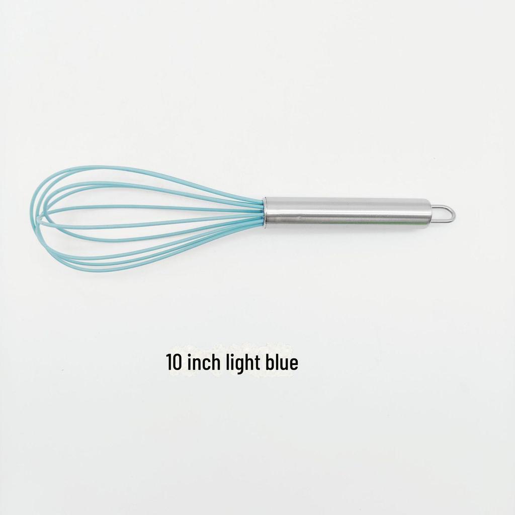 All-Stainless Steel 6-Wire Manual Egg Beater for Kitchen Baking