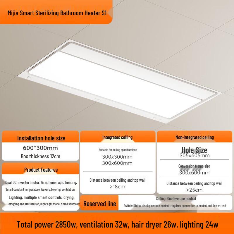 Xiaomi Mijia Smart Bathroom Heater S1