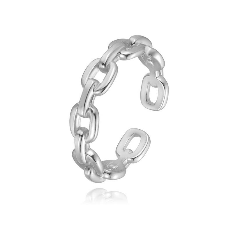 

Кольцо с регулируемым отверстием из титановой стали, покрытое настоящим золотом, не выцветает, модное, универсальное, легкое, роскошное кольцо из нержавеющей стали Opening adjustable