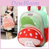 Cartoon Mushroom Pattern Kids Backpack With Air Cushion Straps For Preschool School Use
