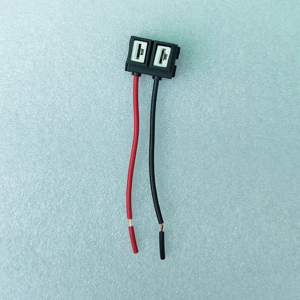 10Pcs Connection H7 Ceramic Connector Lamp Holder Wiring Harness Car Halogen Bulb Socket Power Adapter Plug Wires