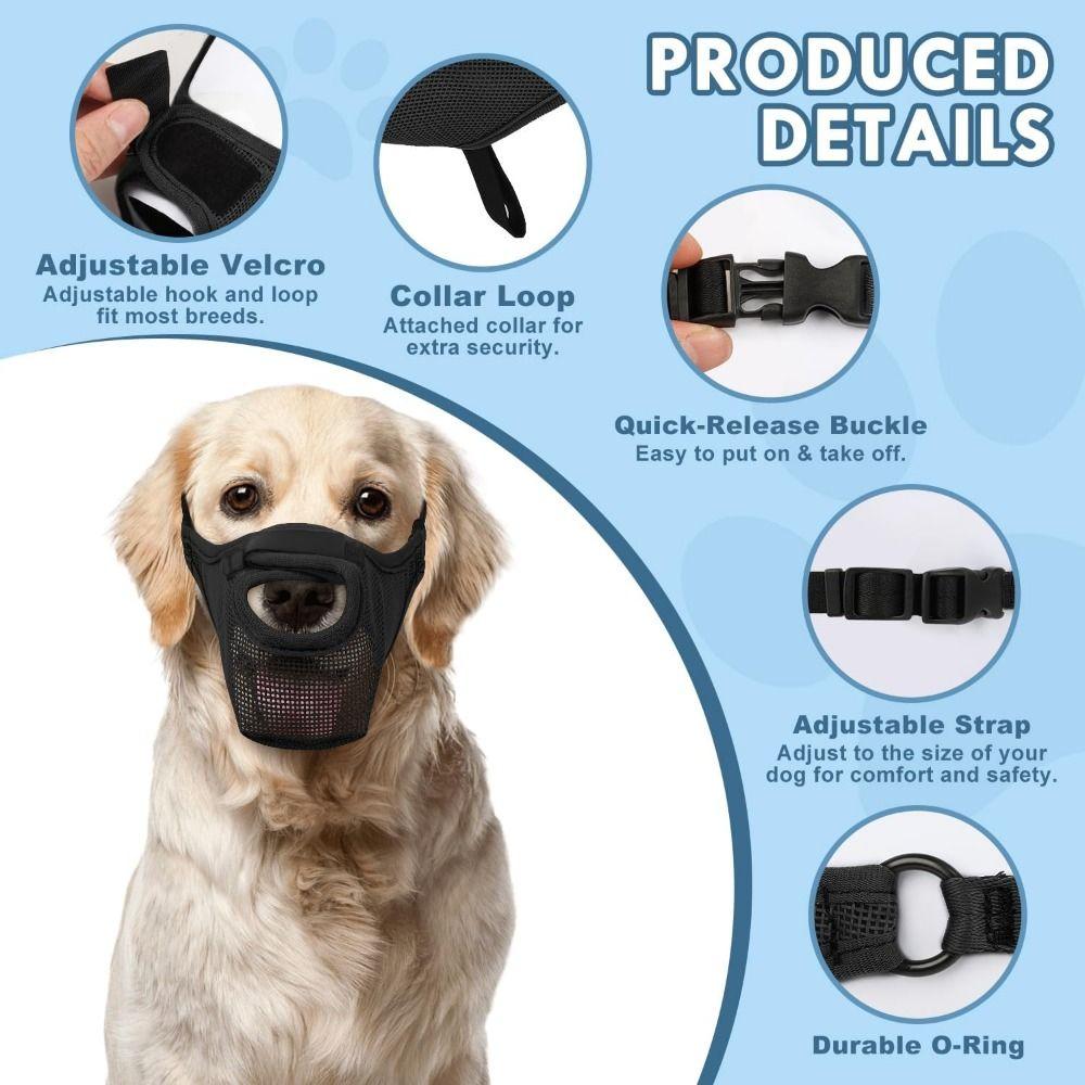 Creative Dog Muzzle Basket S-XL Anti Barking Dog Muzzle Pet Dog Mouth Cover Pet Accessories