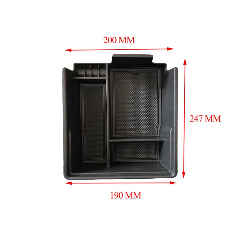 For Hyundai Palisade 2024 Armrest Storage Box Tray Organizer Central Bracket Container Car Accessories